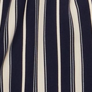Smocked High Waisted Striped Palazzo Pants - Image 4