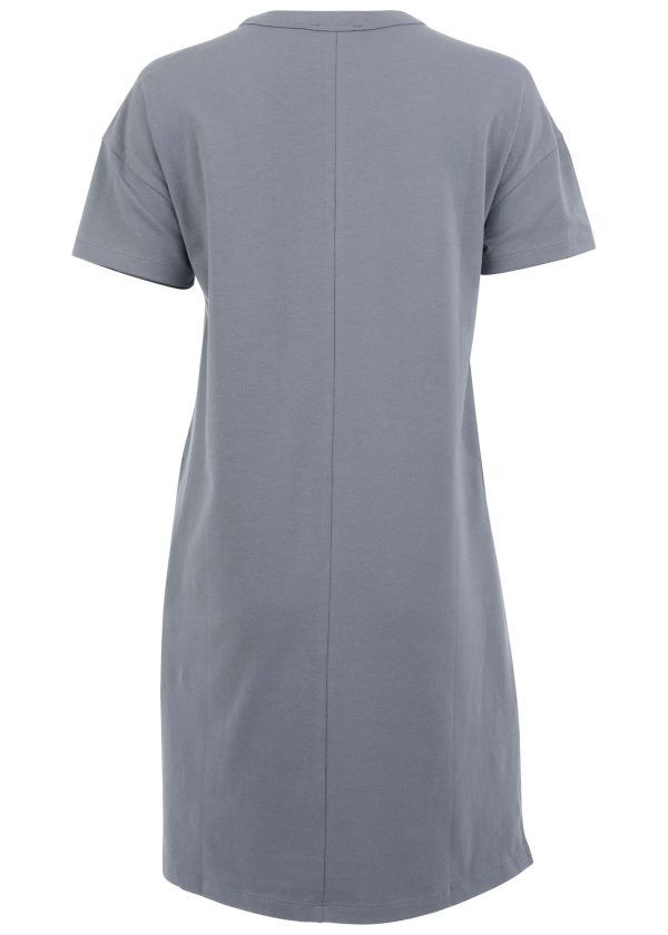 T-Shirt Dress - Seafog