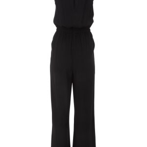 Sleeveless Jumpsuit - Black - Image 5