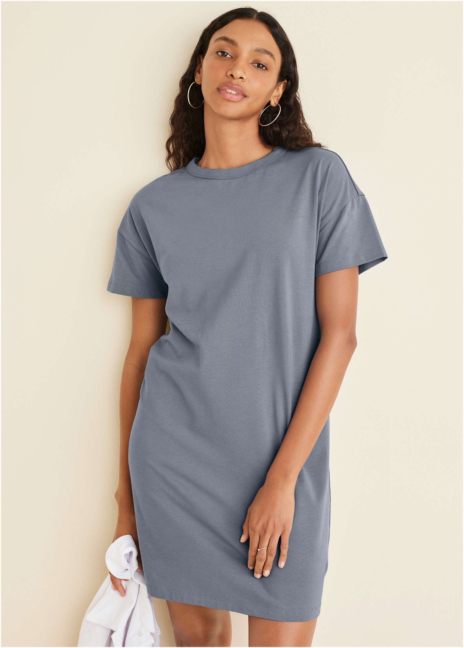 T-Shirt Dress - Seafog - Image 1
