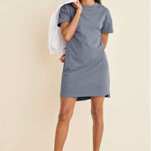 T-Shirt Dress - Seafog - Image 6