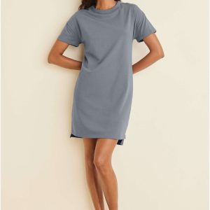 T-Shirt Dress - Seafog - Image 5