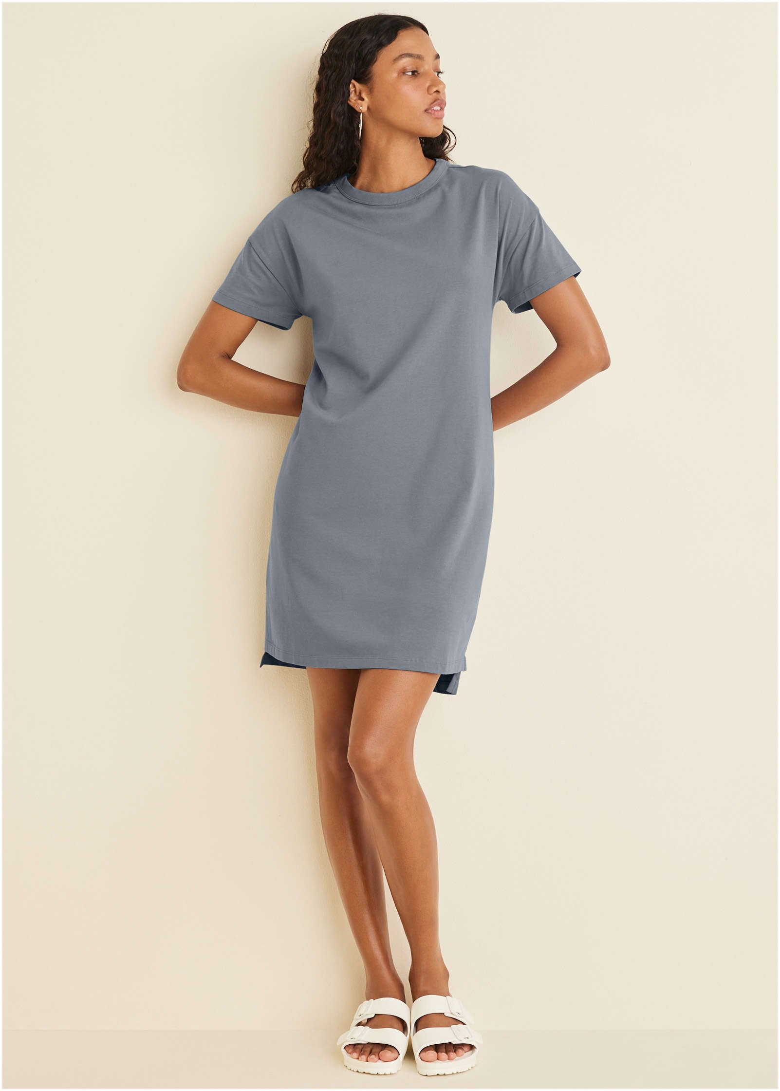 T-Shirt Dress - Seafog - Image 5