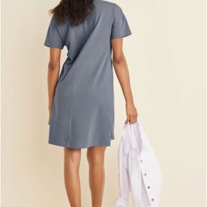 T-Shirt Dress - Seafog - Image 2