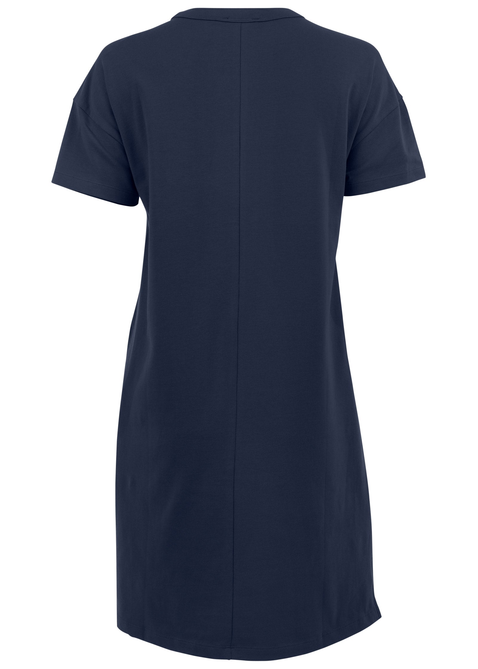 T-Shirt Dress - Navy - Image 4