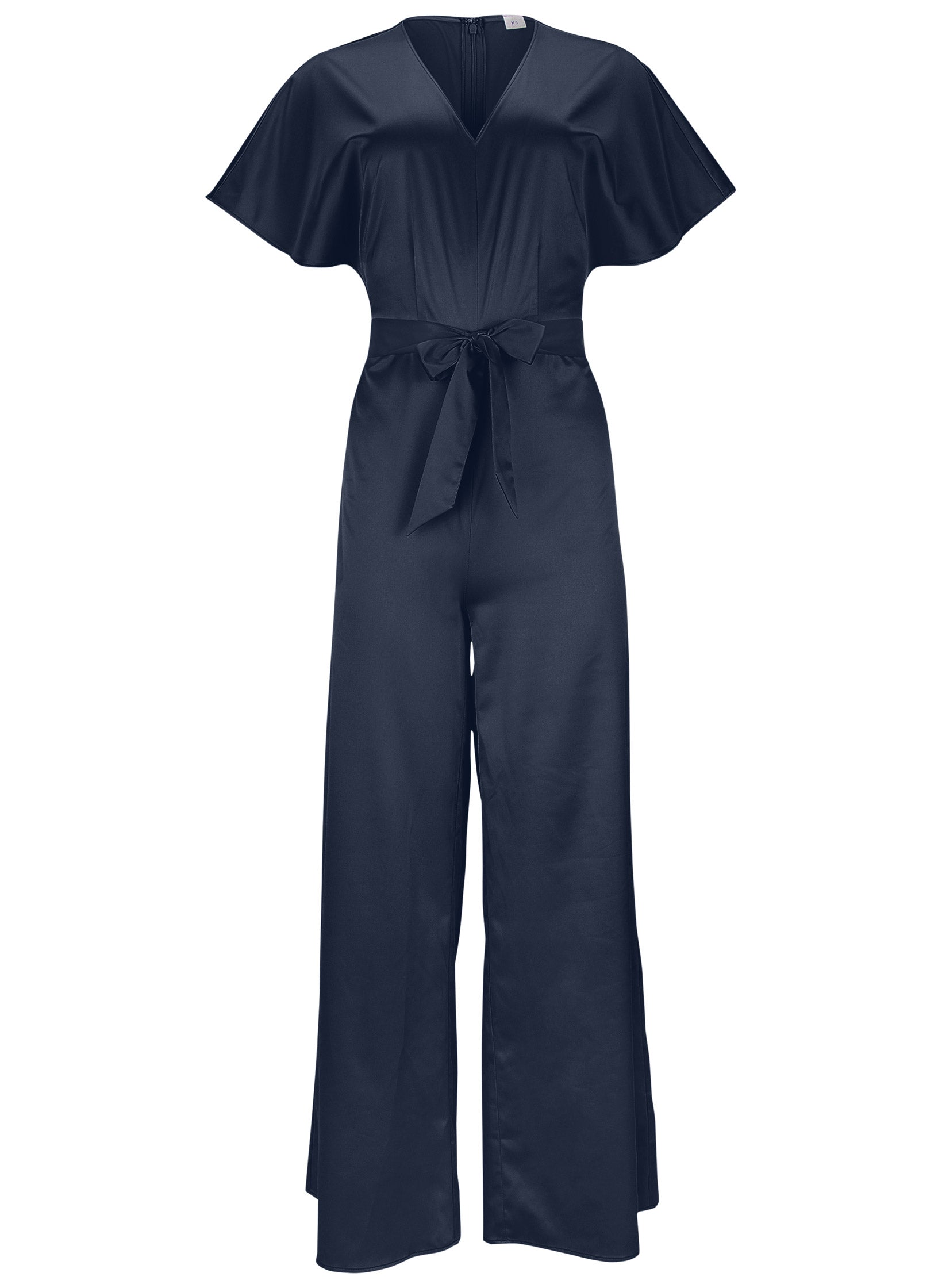 Flutter Sleeve Jumpsuit - Navy - Image 4