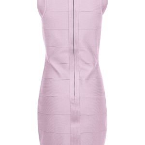 Mini Bandage Dress - Lilac - Image 4