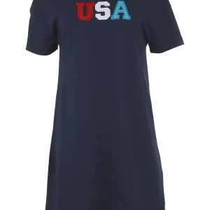 T-Shirt Dress - Black Iris USA - Image 4