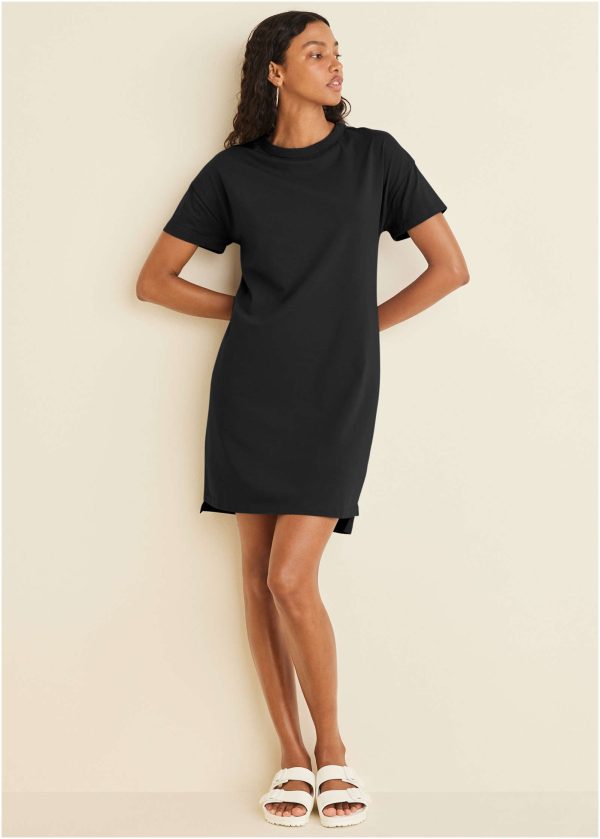 T-Shirt Dress - Jet Black