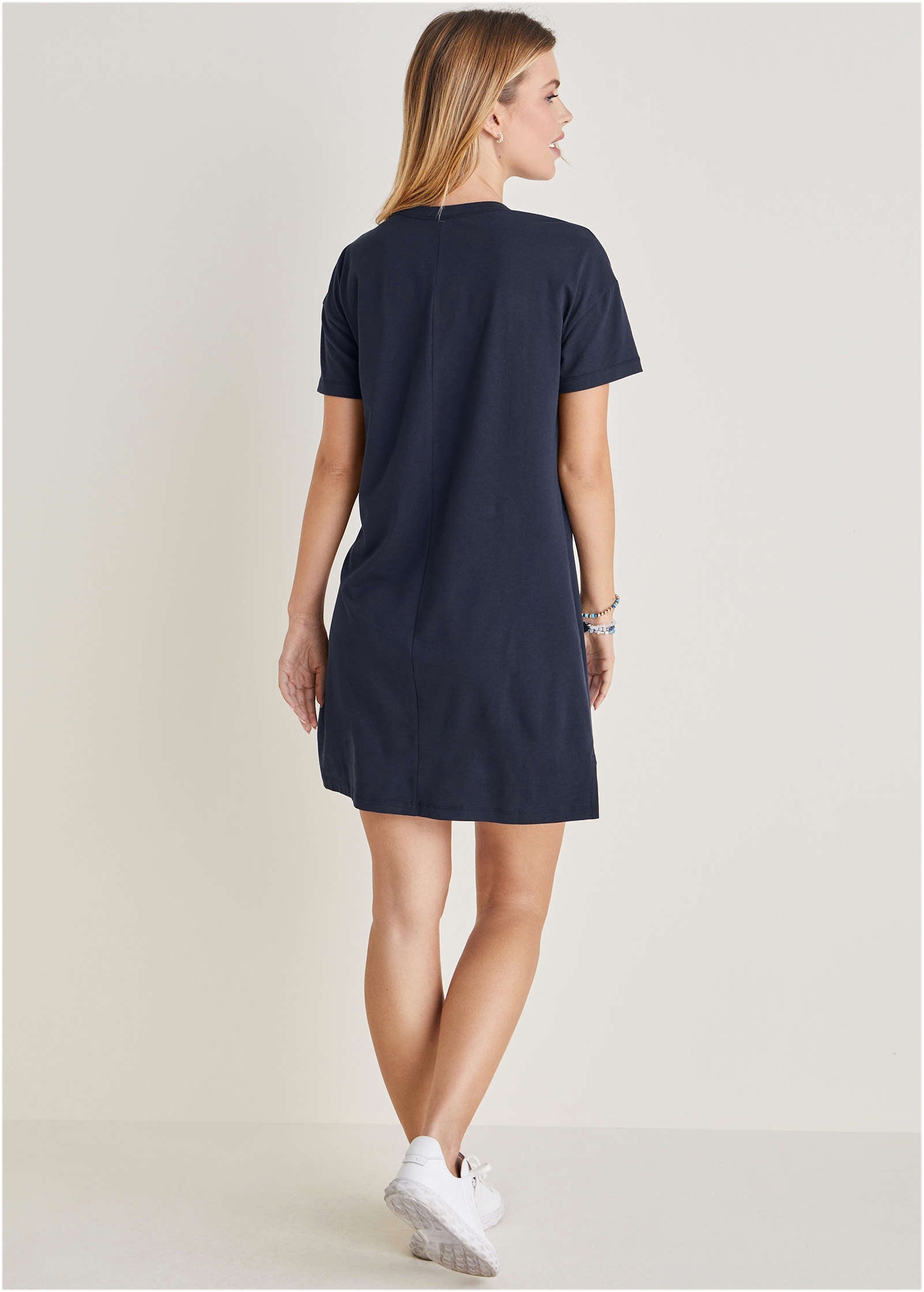 T-Shirt Dress - Black Iris USA - Image 3