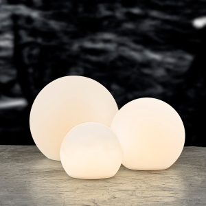 Villa Collection Maane LED lampe m. solar hvid 25x23 cm - Image 5