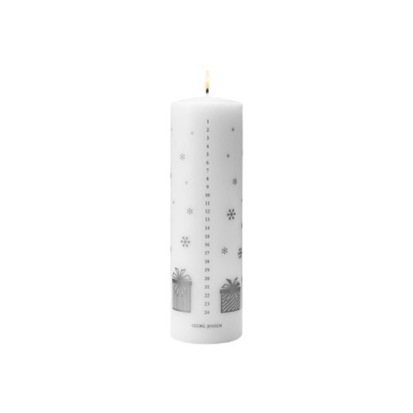Georg Jensen Jul 2025 kalenderlys s?lv
