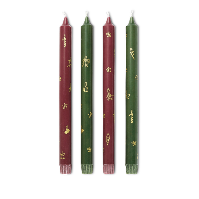 Royal Copenhagen Stjerne Riflet Jul lys 4 stk. - Image 1