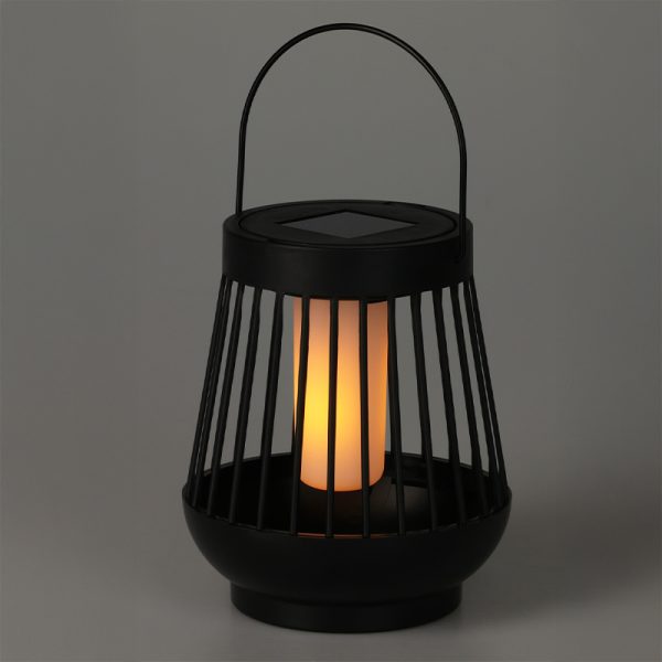 Solcelle lanterne sort ?13xh15 cm