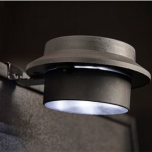 Solcellelampe til tagrende 2 stk. sort 17x12x6 cm - Image 2