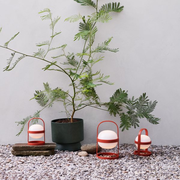 Rosendahl Soft Spot Solar Circular lanterne H18,5 cm terracotta