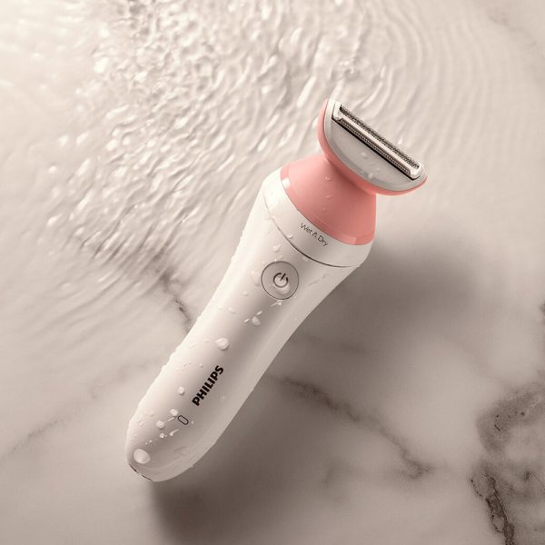 Philips 6000 series BRL146 Satin Wet & Dry genopladelig ladyshaver inklusiv 6 dele