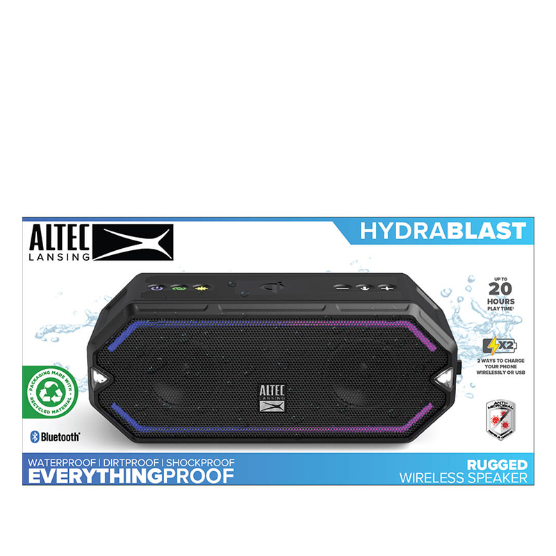 Altec Lansing IMW1300 HydraBlast RGB vandt?t h?jtaler sort - Image 2