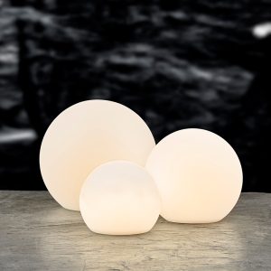 Villa Collection Maane LED lampe m. solar hvid 20x18 cm - Image 5