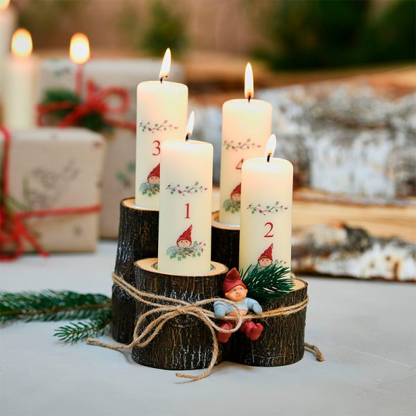 Klarborg adventslys nisse i skjul