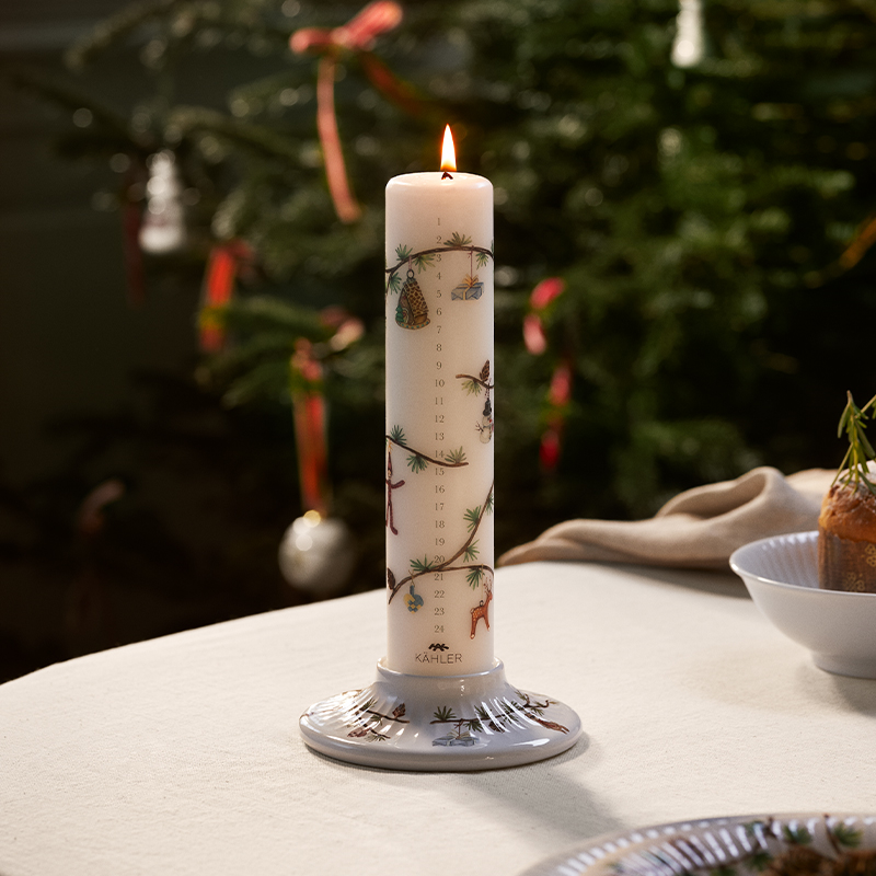 K?hler Hammersh?i Christmas kalenderlys 2024 hvid - Image 4