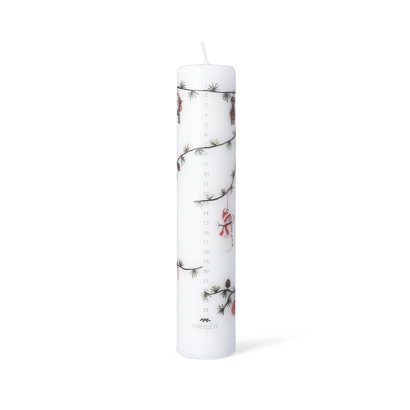K?hler Hammersh?i Christmas 2025 kalenderlys hvid ?5 cm - Image 1