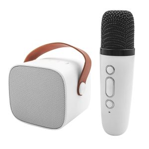 United SPK2458 bluetooth h?jtaler med karaoke mikrofon hvid