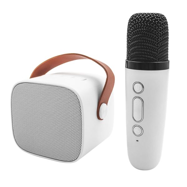 United SPK2458 bluetooth h?jtaler med karaoke mikrofon hvid