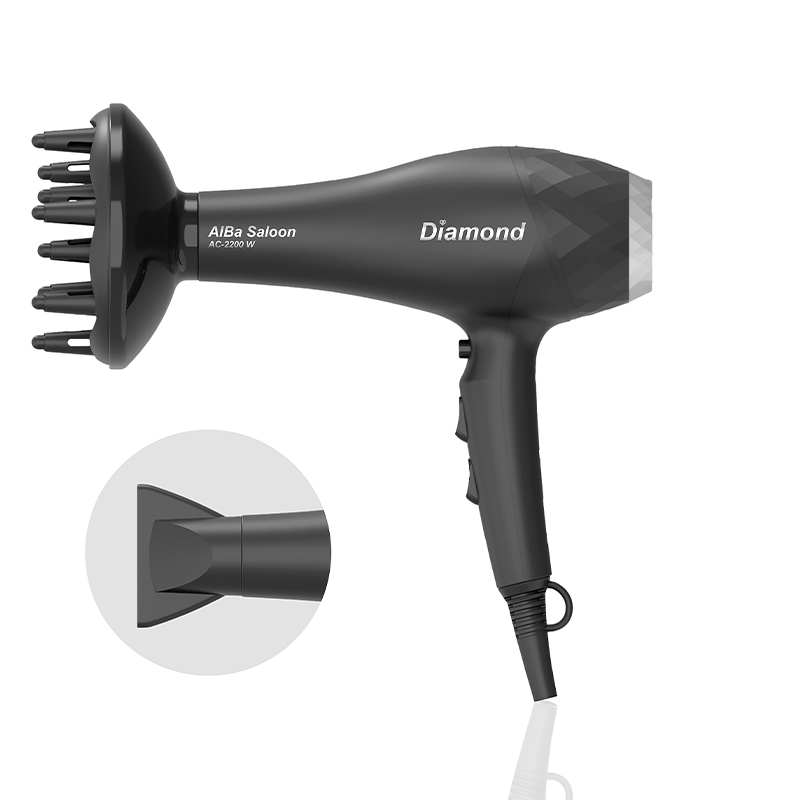 ALBA diamond H620DI h?rt?rrer AC Saloon sort 2200 watt - Image 1