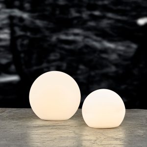Villa Collection Maane LED lampe m. solar hvid 20x18 cm - Image 4