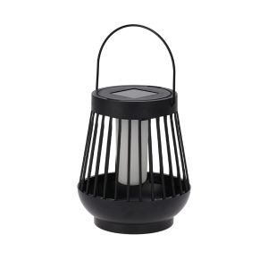 Solcelle lanterne sort ?13xh15 cm