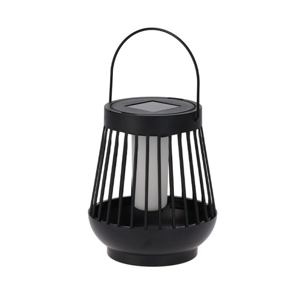 Solcelle lanterne sort ?13xh15 cm