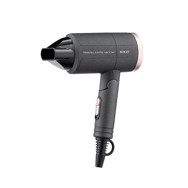 Sogo rejseh?rt?rrer sort 1200 watt