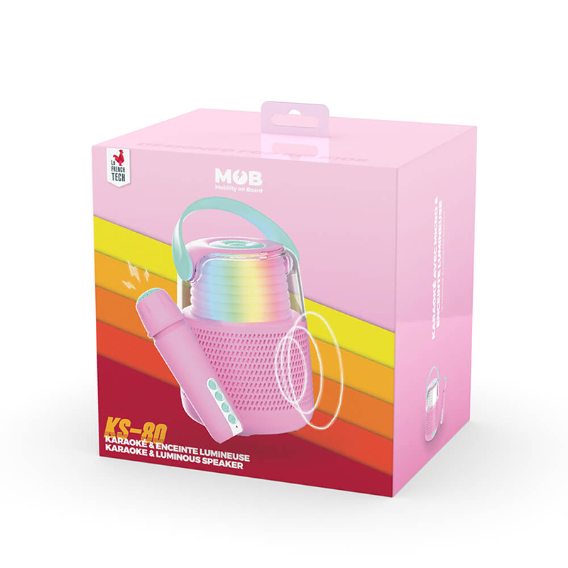 MOBILITY ON BOARD Mobility On Board karaoke h?jtTaler KS-80 LED pink - Image 2